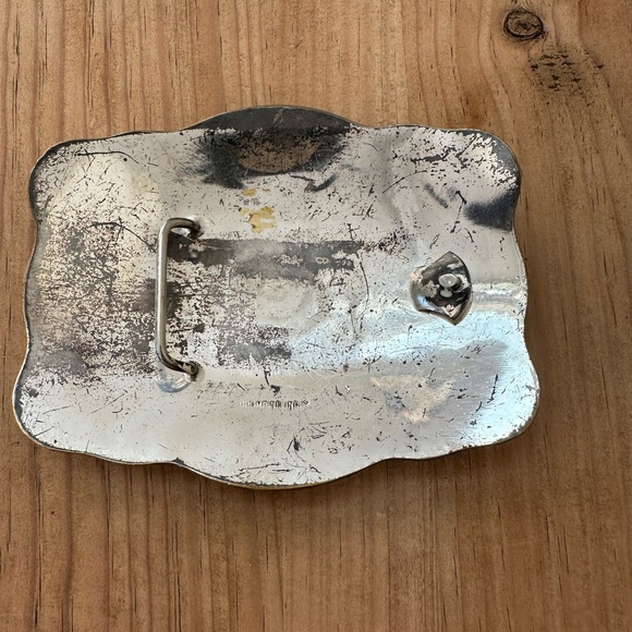 Vintage 4 3/4” x 6” Western “trophy” Belt Buckle - Picture 5 of 6